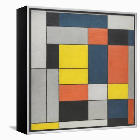 No. VI / Composition No.II-Piet Mondrian-Framed Premier Image Canvas