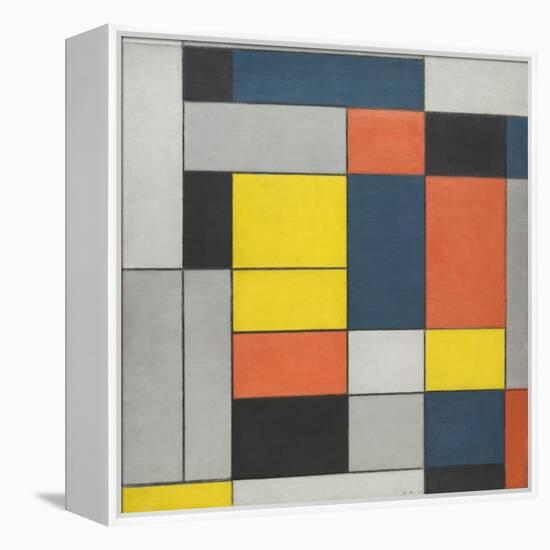 No. VI / Composition No.II-Piet Mondrian-Framed Premier Image Canvas