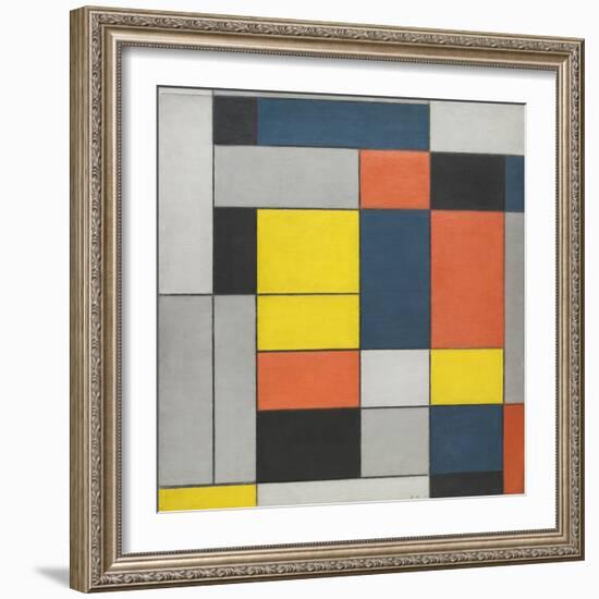 No. VI / Composition No.II-Piet Mondrian-Framed Giclee Print