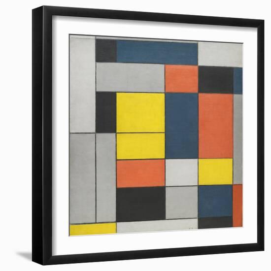 No. VI / Composition No.II-Piet Mondrian-Framed Giclee Print