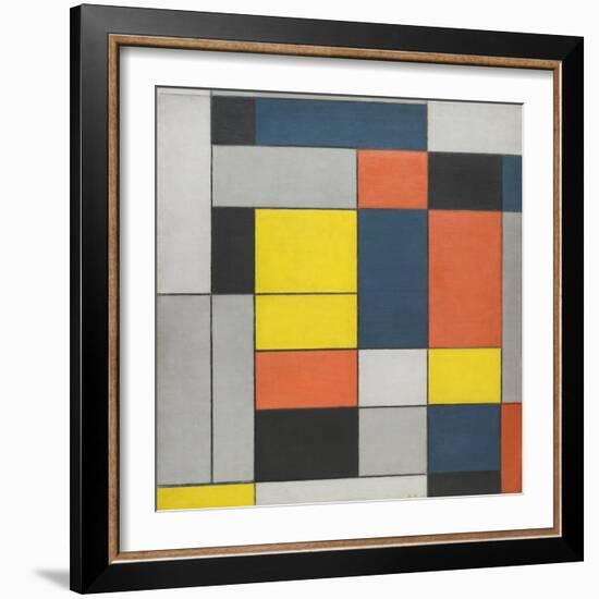 No. VI / Composition No.II-Piet Mondrian-Framed Giclee Print