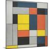 No. VI / Composition No.II-Piet Mondrian-Mounted Giclee Print
