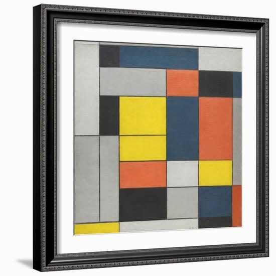 No. VI / Composition No.II-Piet Mondrian-Framed Giclee Print