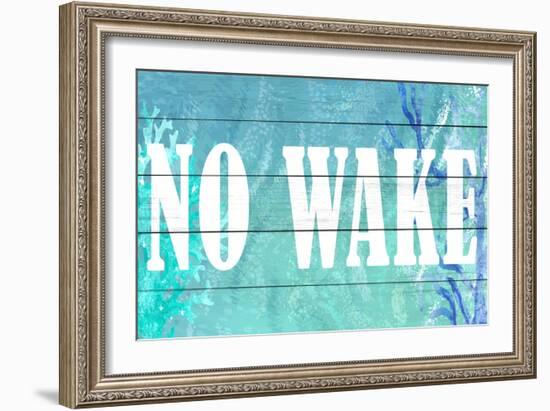 No Wake-Kimberly Allen-Framed Art Print