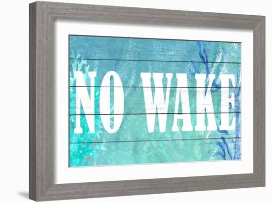 No Wake-Kimberly Allen-Framed Art Print