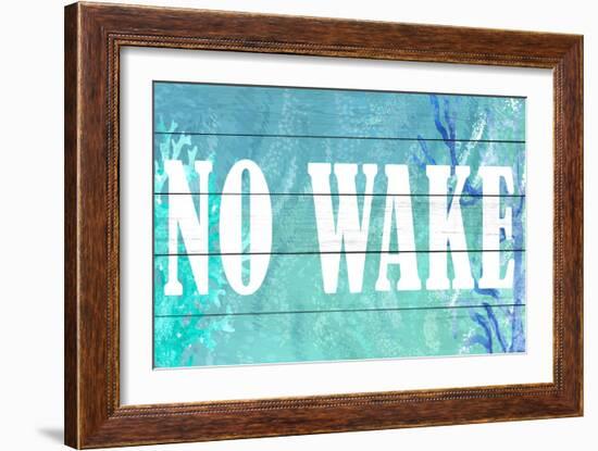 No Wake-Kimberly Allen-Framed Art Print