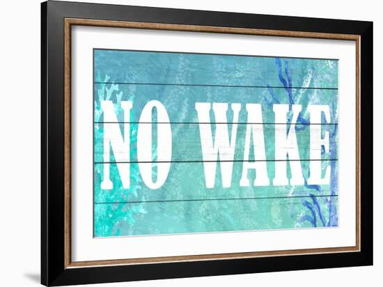 No Wake-Kimberly Allen-Framed Art Print