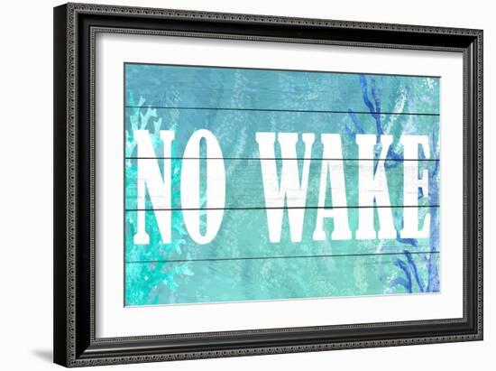 No Wake-Kimberly Allen-Framed Art Print