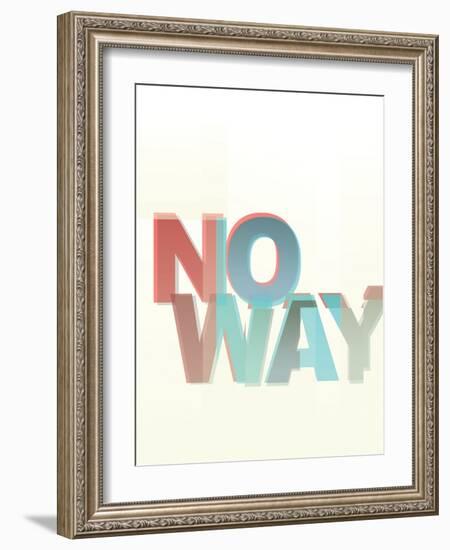 No Way-Philip Sheffield-Framed Giclee Print