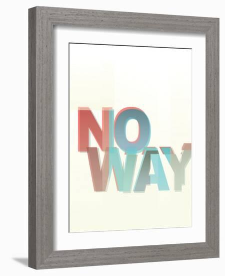 No Way-Philip Sheffield-Framed Giclee Print