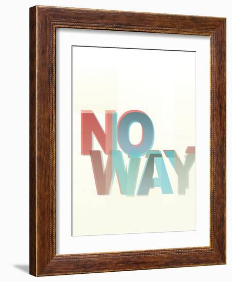 No Way-Philip Sheffield-Framed Giclee Print