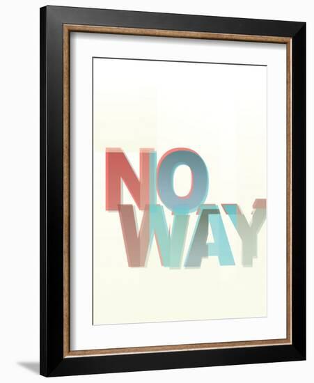 No Way-Philip Sheffield-Framed Giclee Print