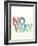 No Way-Philip Sheffield-Framed Giclee Print