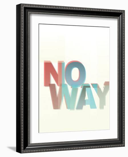 No Way-Philip Sheffield-Framed Giclee Print