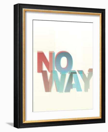 No Way-Philip Sheffield-Framed Giclee Print