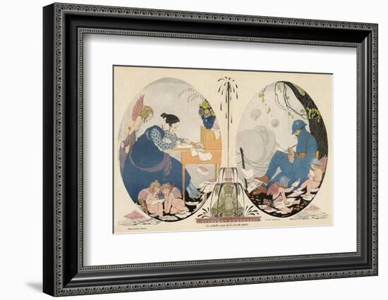 No Wonder There's a Paper Shortage-Gerda Wegener-Framed Photographic Print