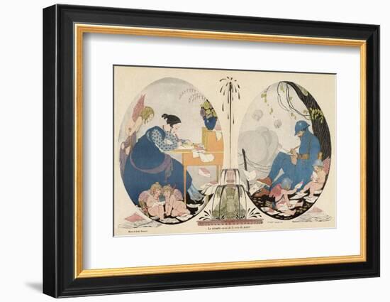 No Wonder There's a Paper Shortage-Gerda Wegener-Framed Photographic Print