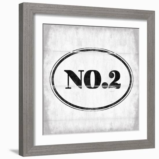 NO2-Jace Grey-Framed Art Print