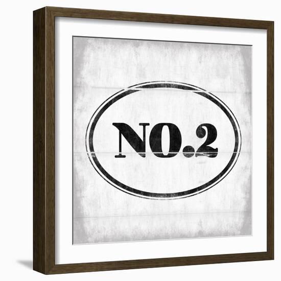 NO2-Jace Grey-Framed Art Print