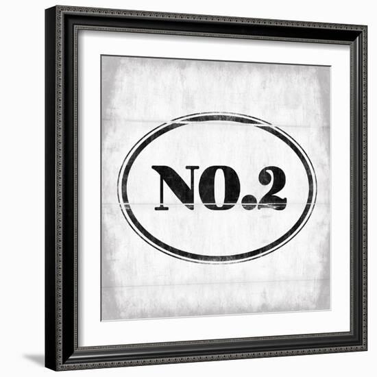 NO2-Jace Grey-Framed Art Print