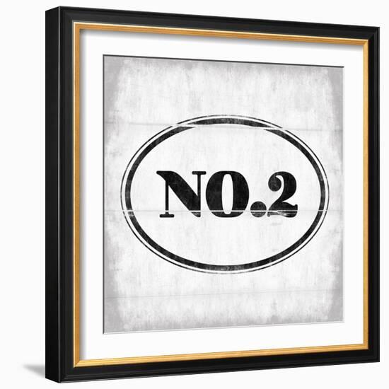 NO2-Jace Grey-Framed Art Print