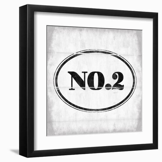 NO2-Jace Grey-Framed Art Print