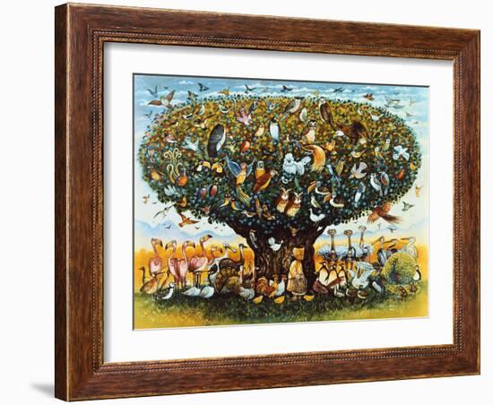 Noah and the Birds-Bill Bell-Framed Giclee Print