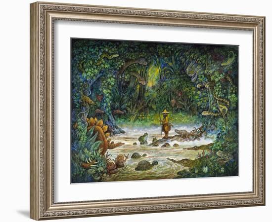 Noah and the Swamp Things-Bill Bell-Framed Giclee Print