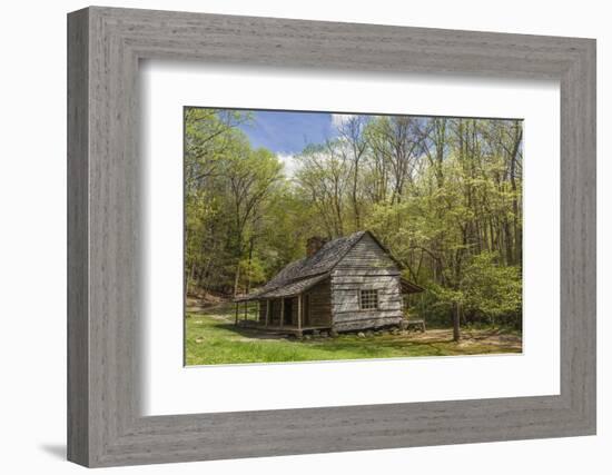 Noah 'Bud' Ogle Cabin in Spring, Great Smoky Mountains National Park, Tennessee-Adam Jones-Framed Photographic Print