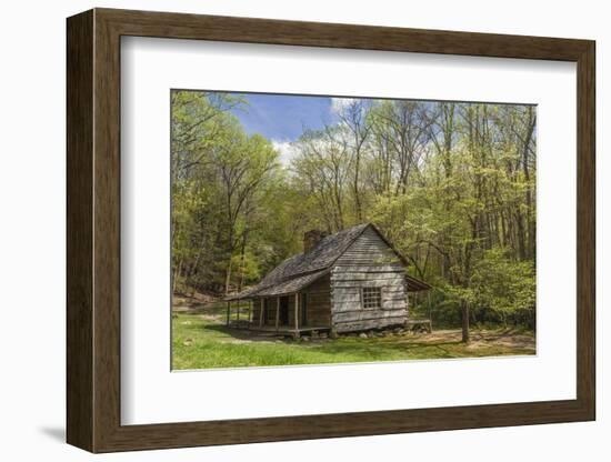 Noah 'Bud' Ogle Cabin in Spring, Great Smoky Mountains National Park, Tennessee-Adam Jones-Framed Photographic Print