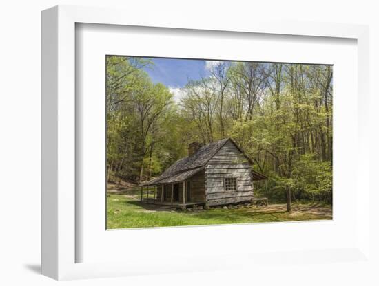 Noah 'Bud' Ogle Cabin in Spring, Great Smoky Mountains National Park, Tennessee-Adam Jones-Framed Photographic Print