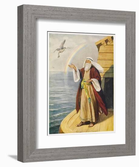 Noah on the Ark-null-Framed Art Print