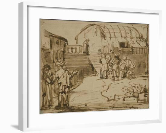 Noah's Ark, 1660-Rembrandt van Rijn-Framed Giclee Print