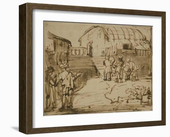 Noah's Ark, 1660-Rembrandt van Rijn-Framed Giclee Print