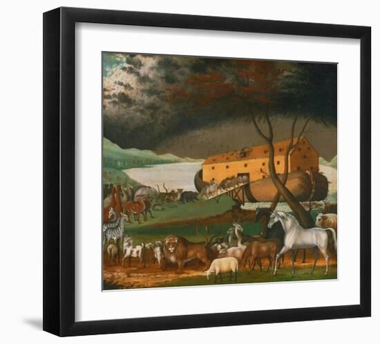 Noah’s Ark, 1846-Edward Hicks-Framed Art Print