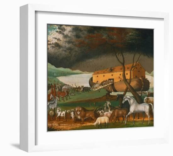 Noah’s Ark, 1846-Edward Hicks-Framed Art Print