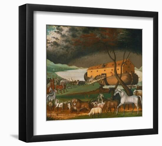 Noah’s Ark, 1846-Edward Hicks-Framed Art Print