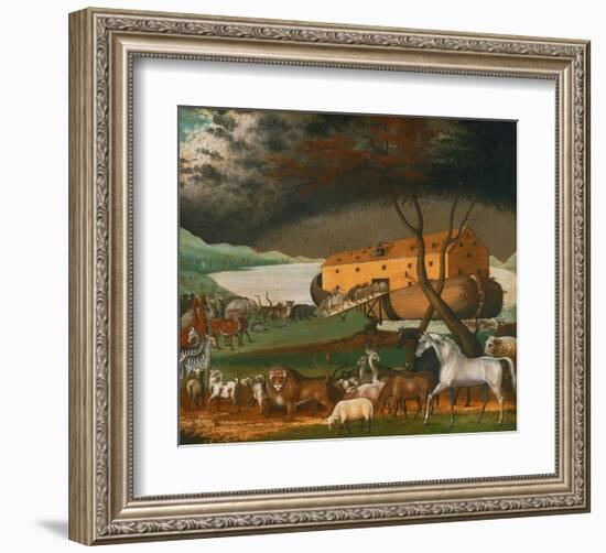 Noah’s Ark, 1846-Edward Hicks-Framed Art Print