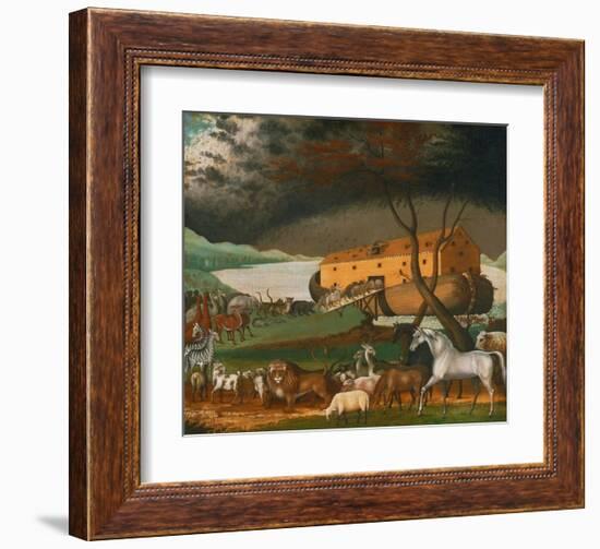 Noah’s Ark, 1846-Edward Hicks-Framed Art Print