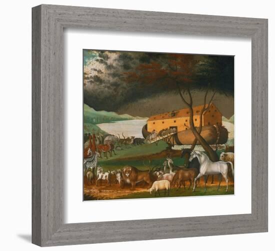 Noah’s Ark, 1846-Edward Hicks-Framed Art Print