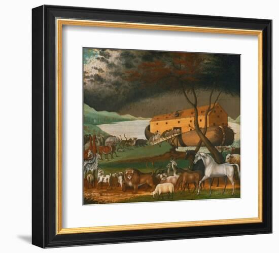 Noah’s Ark, 1846-Edward Hicks-Framed Art Print