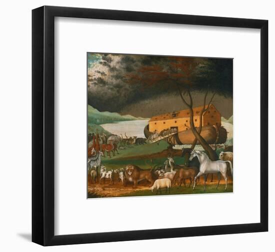 Noah’s Ark, 1846-Edward Hicks-Framed Art Print