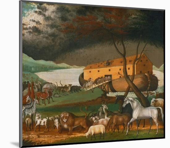 Noah’s Ark, 1846-Edward Hicks-Mounted Art Print