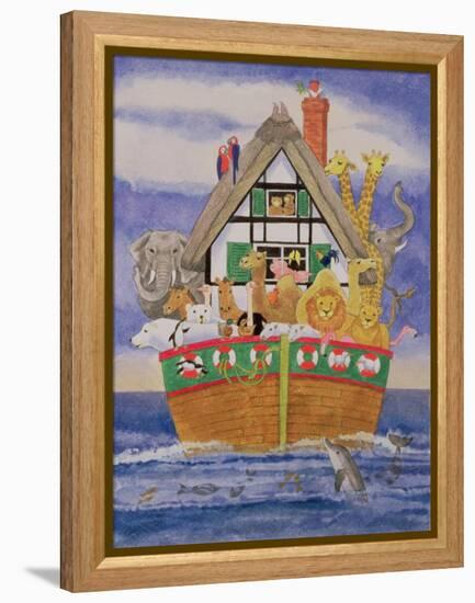 Noah's Ark, 1989-Linda Benton-Framed Premier Image Canvas