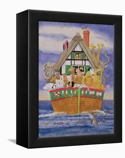 Noah's Ark, 1989-Linda Benton-Framed Premier Image Canvas