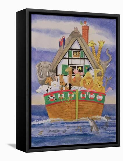 Noah's Ark, 1989-Linda Benton-Framed Premier Image Canvas