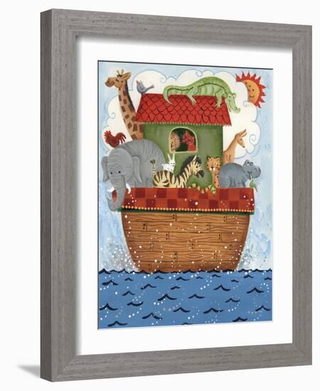 Noah's Ark 2-Beverly Johnston-Framed Giclee Print