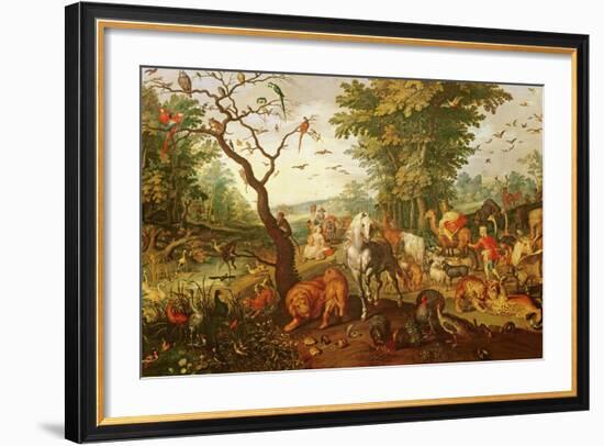 Noah's Ark, after 1613-Jan Brueghel the Elder-Framed Giclee Print