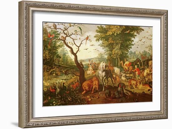 Noah's Ark, after 1613-Jan Brueghel the Elder-Framed Giclee Print