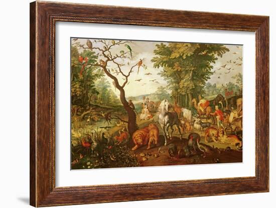 Noah's Ark, after 1613-Jan Brueghel the Elder-Framed Giclee Print